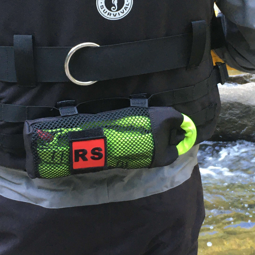 Anderson Rescue Solutions red patch on Water Ops Rapid Deployment Bag