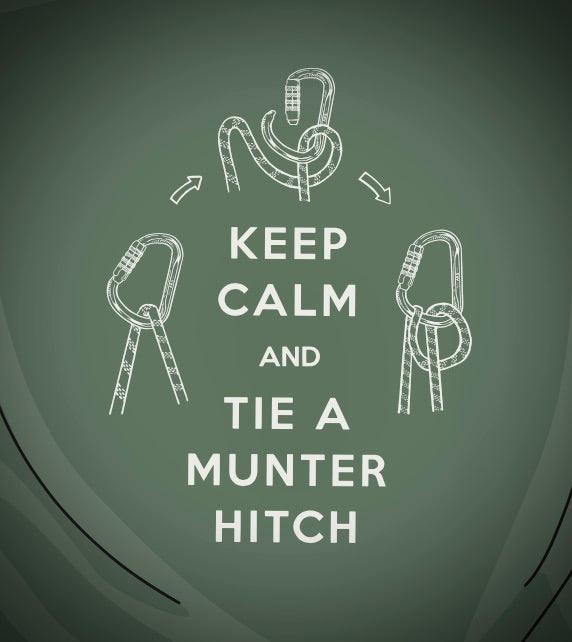 LIMITED EDITION! "Keep Calm and Tie a Munter Hitch" T-Shirt