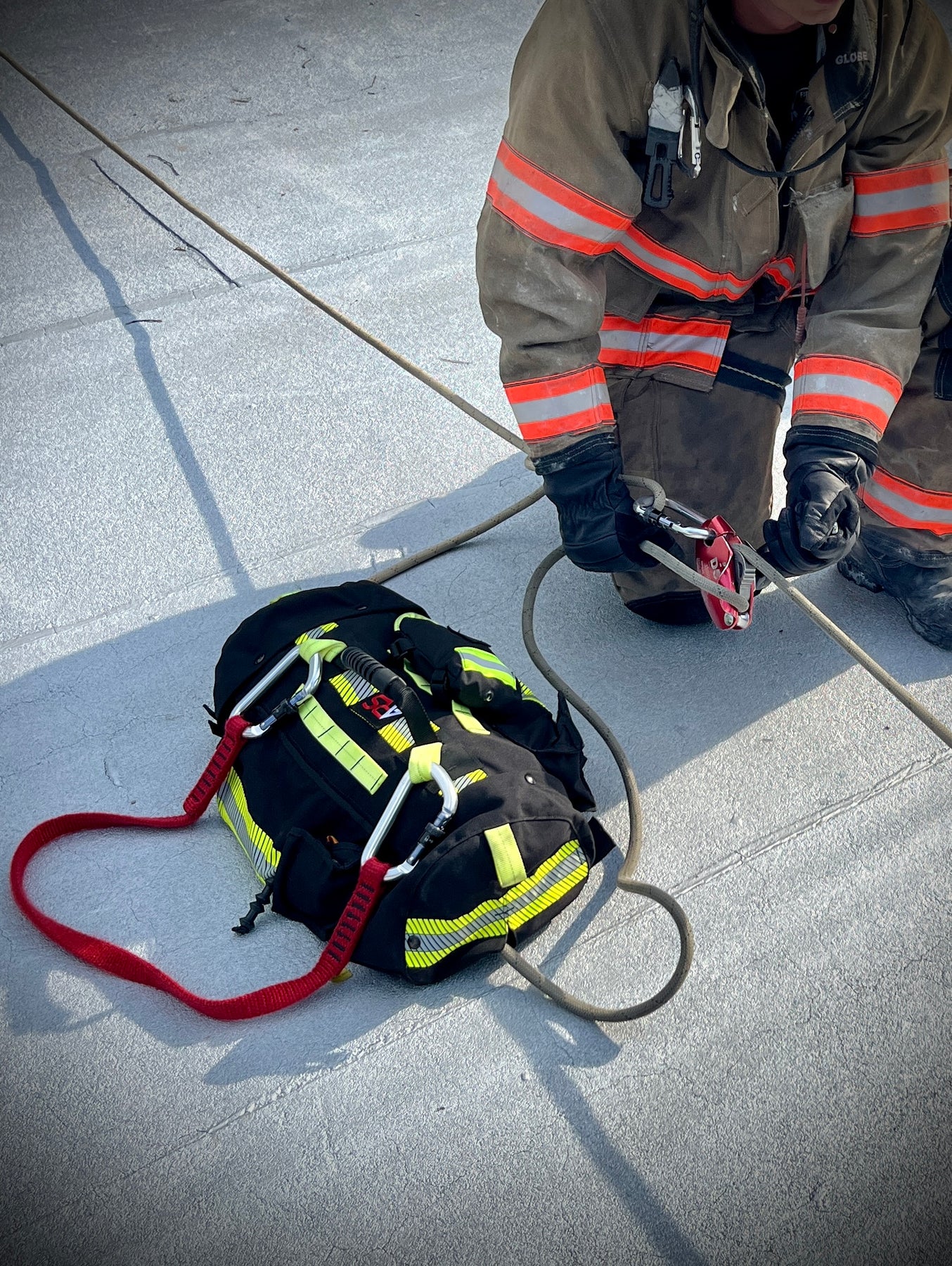 Fire Rescue Rope Rings Fireground Special Operations Rope Bag - Anderson Rescue Solutions