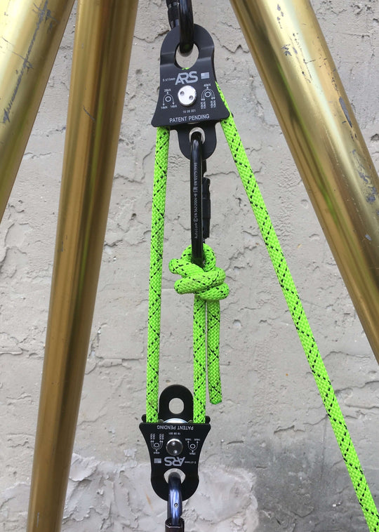 Anderson Rescue Solutions Magnapulleys with green rope