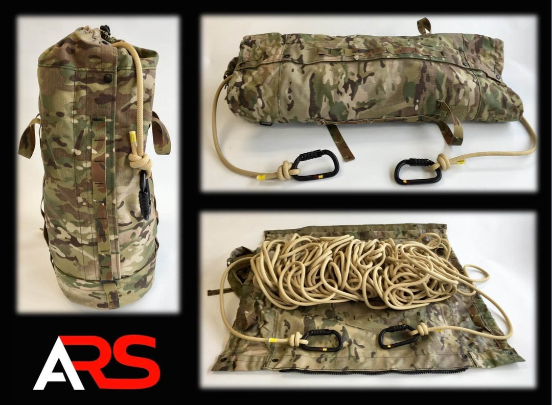 sterling tactical rope in camouflage breakout rope bag