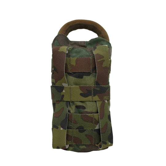 Back view of camouflage Tactical Rapid Deployment Bag