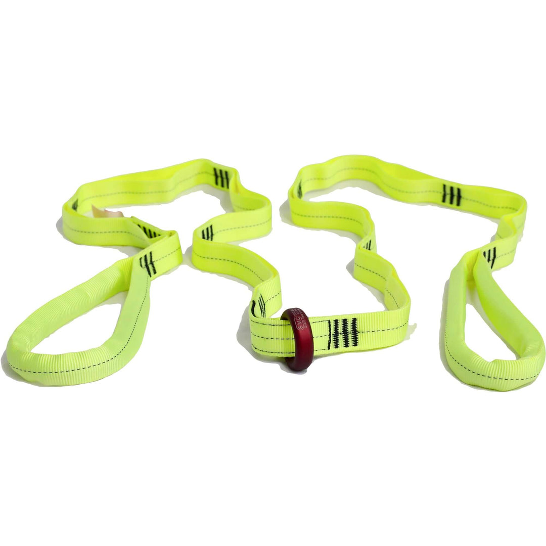 Yellow Anderson Rescue Solutions Multi-Loop Rescue Strap with rigging ring